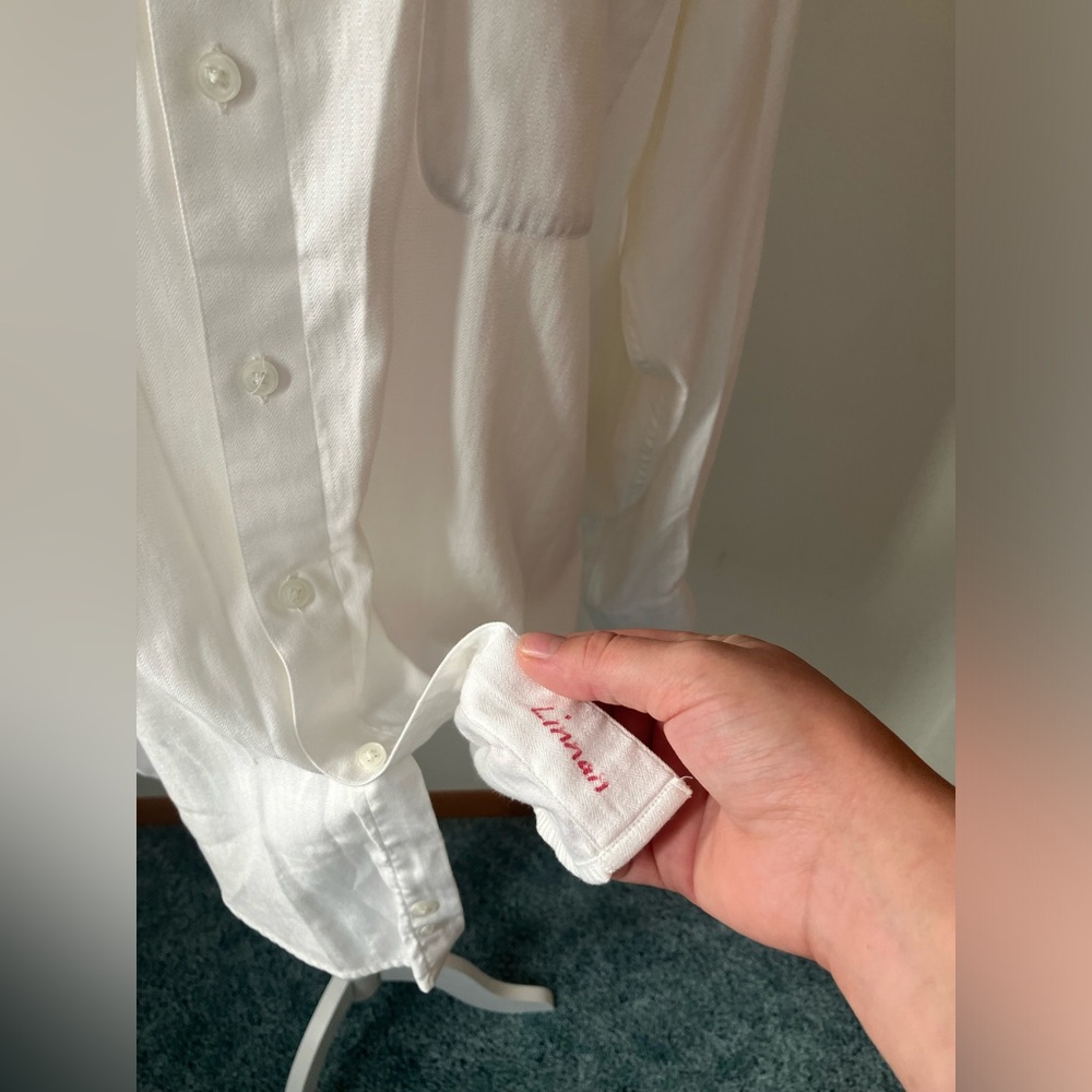 Murano classic basic white button down - Picture 5 of 6